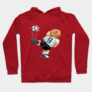 BEAR SOCCER PLAYER Hoodie